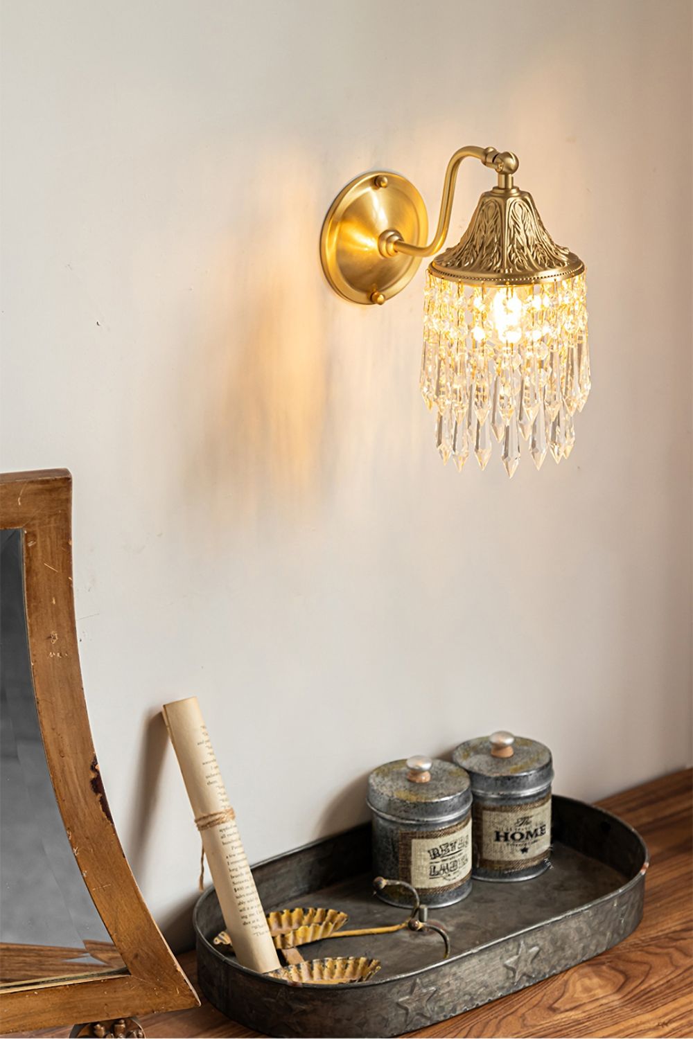 Vintage Tassel Wall Lamp