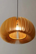 Wooden Pumpkin Swag Lights