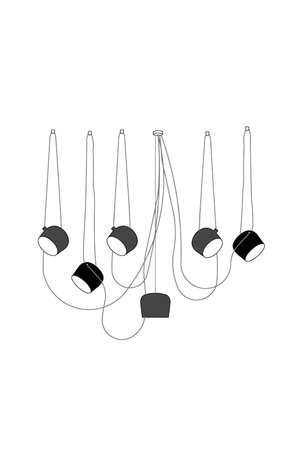 Adjustable Directional Pendant Lamp