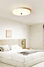 Aeon Travertine Globe Ceiling Light