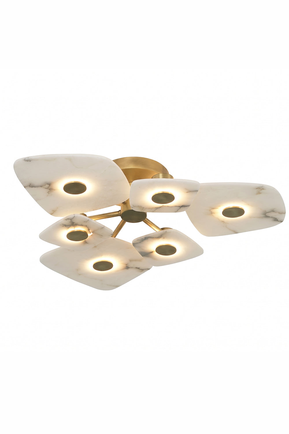 Alabaster Bloom Ceiling Light