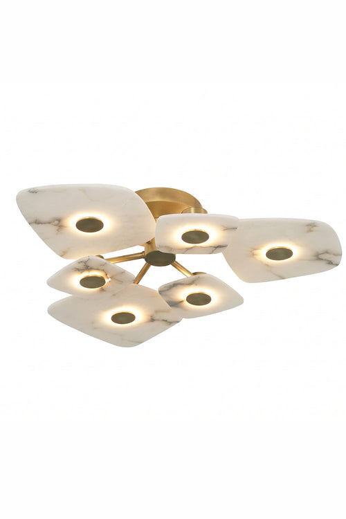 Alabaster Bloom Ceiling Light