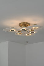 Alabaster Bloom Ceiling Light