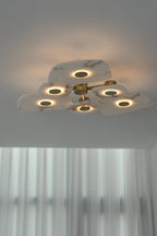 Alabaster Bloom Ceiling Light