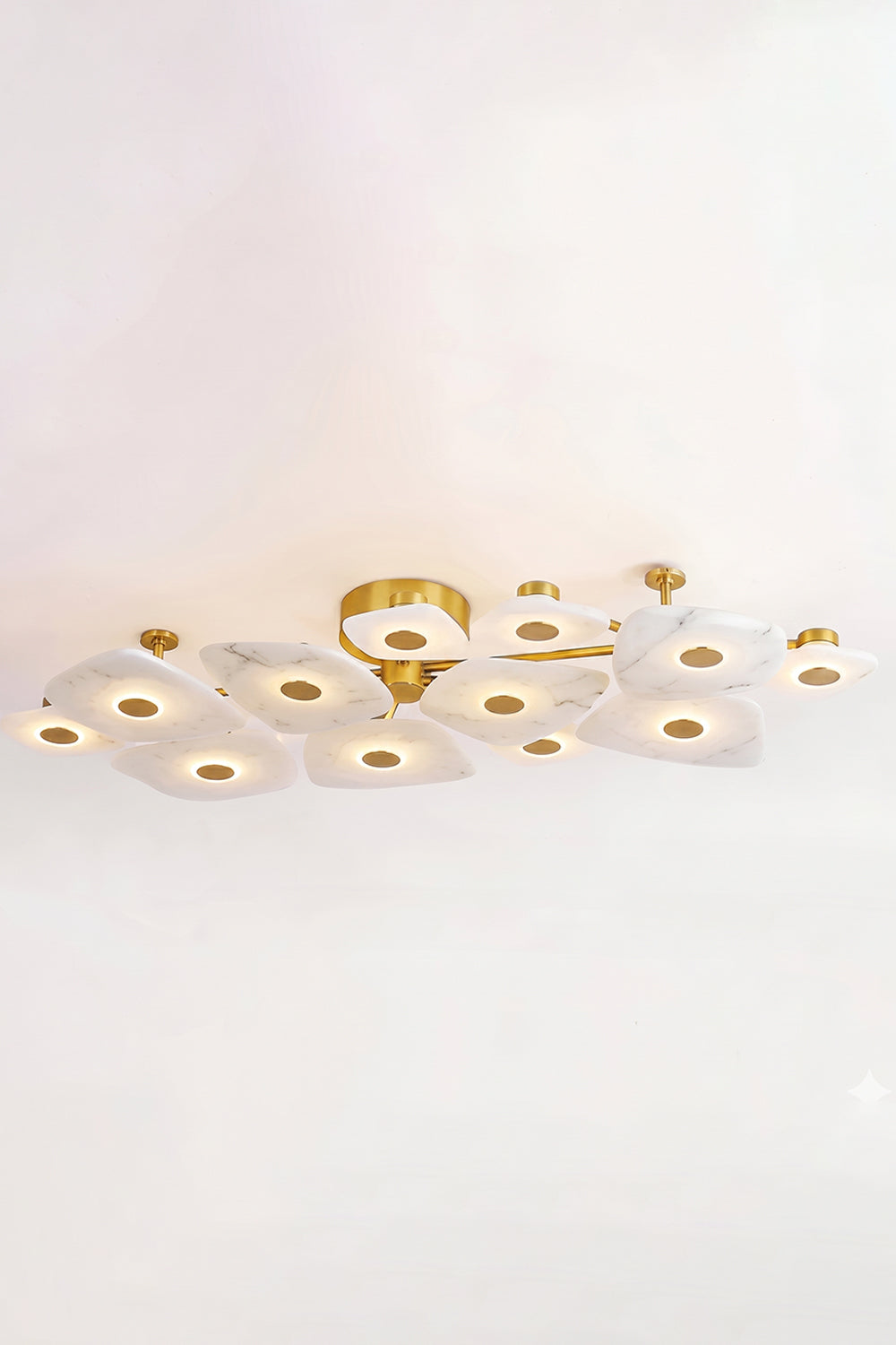 Alabaster Bloom Ceiling Light