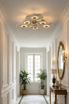 Alabaster Bloom Ceiling Light