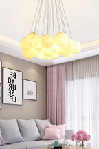 Alabaster Globe Clusters Chandeliers