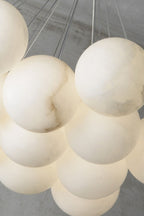 Alabaster Globe Clusters Chandeliers