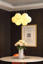 Alabaster Globe Clusters Chandeliers