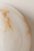 Aura Alabaster Crescent Sconce