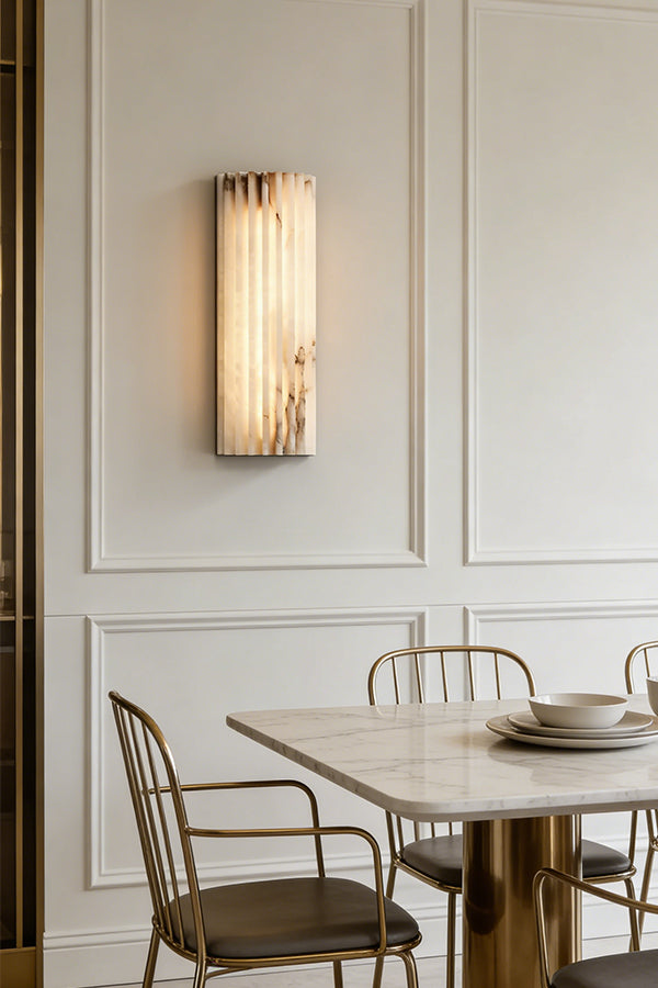 Alvia Alabaster Wall Light