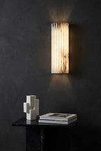 Alvia Alabaster Wall Light