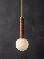 American leather Pendant Light