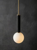 American leather Pendant Light
