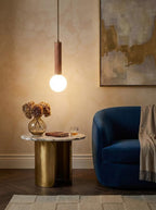 American leather Pendant Light