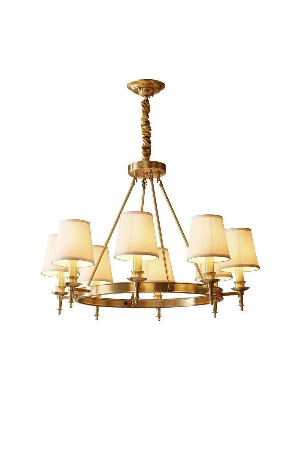Antique Brass Chandelier