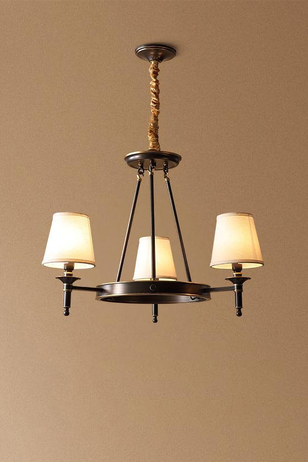Antique Brass Chandelier