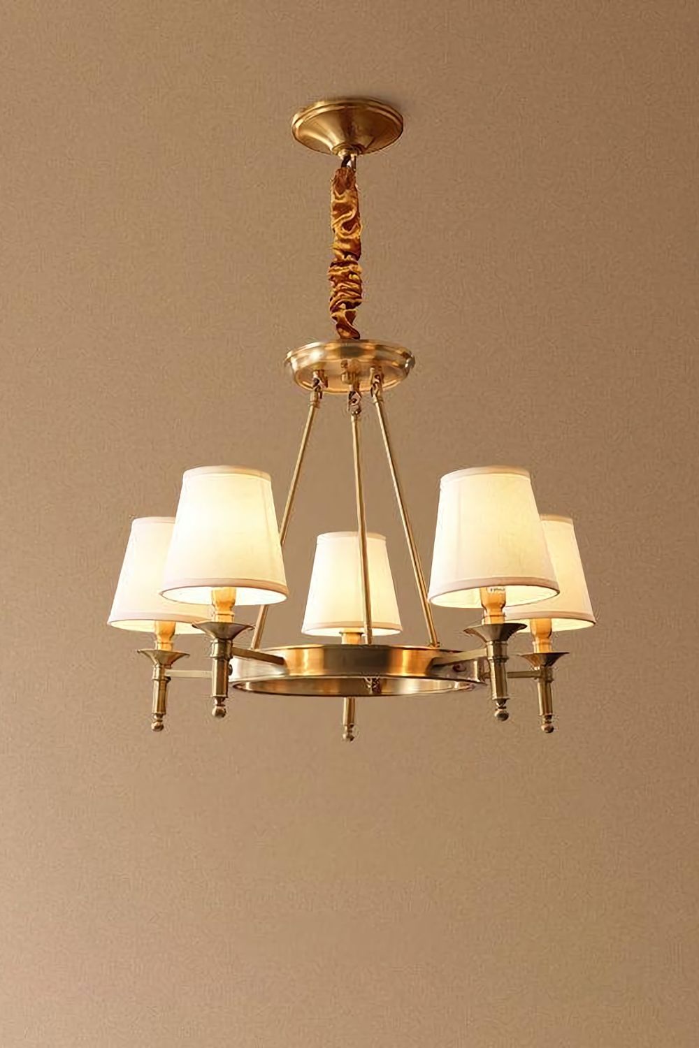 Antique Brass Chandelier