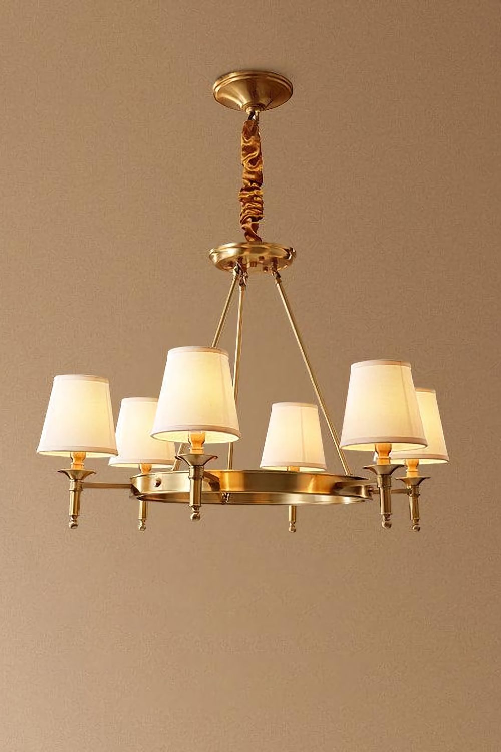 Antique Brass Chandelier