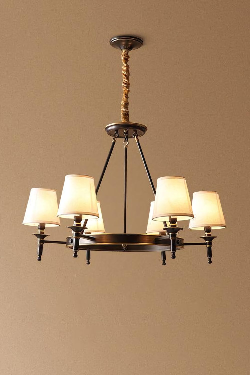 Antique Brass Chandelier