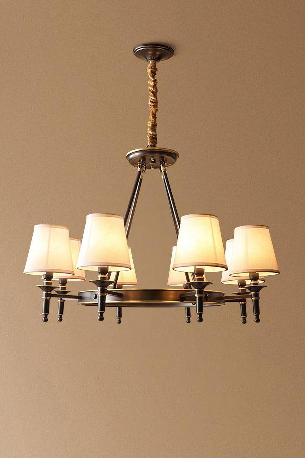 Antique Brass Chandelier
