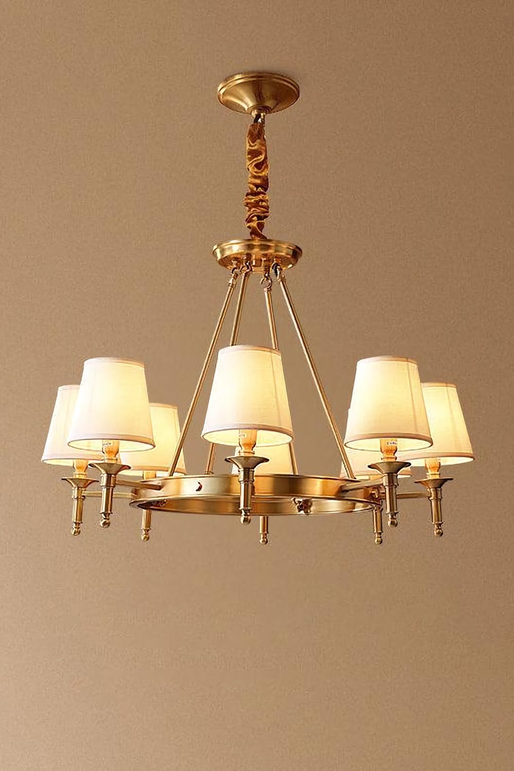 Antique Brass Chandelier
