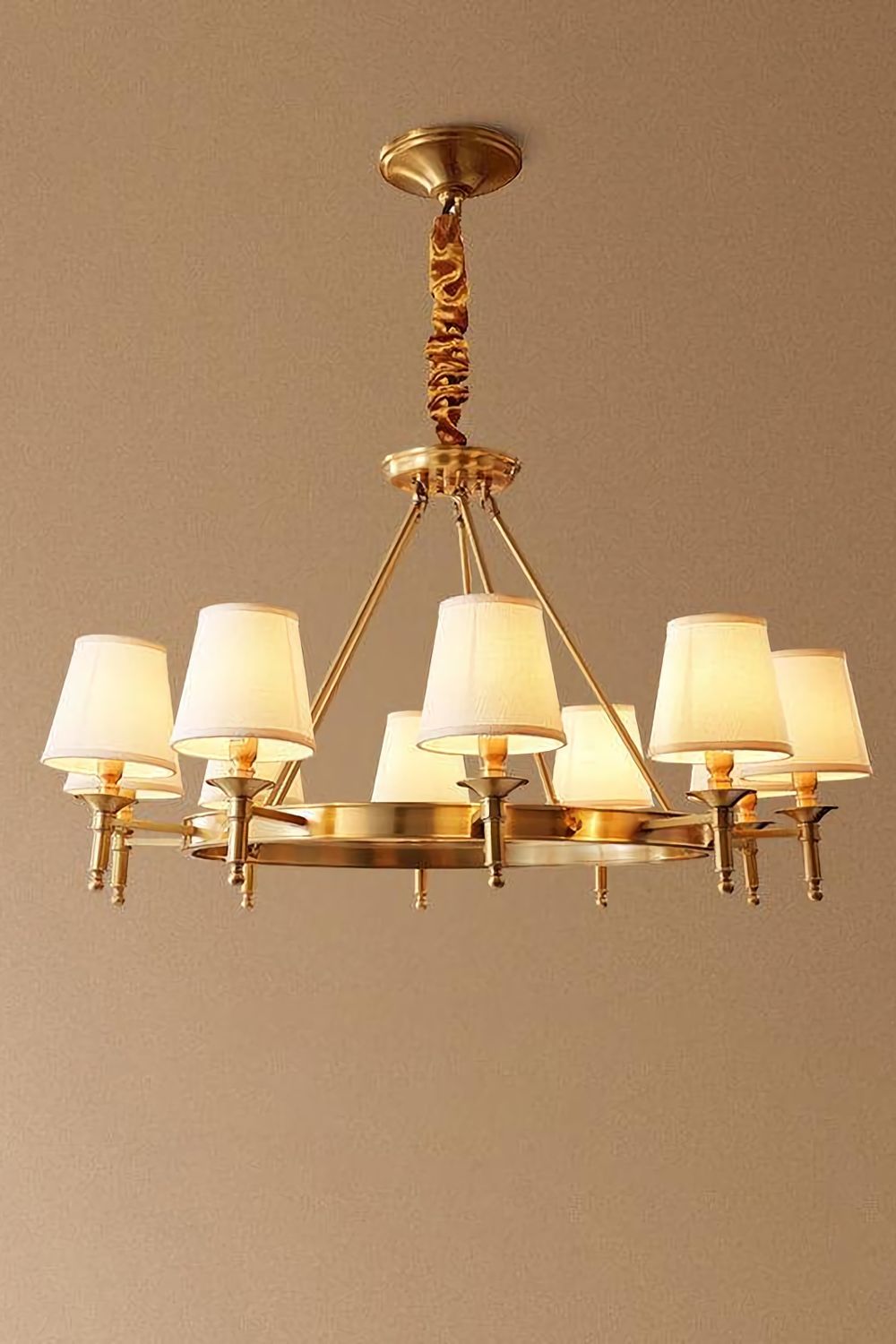 Antique Brass Chandelier