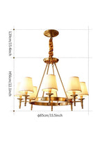Antique Brass Chandelier