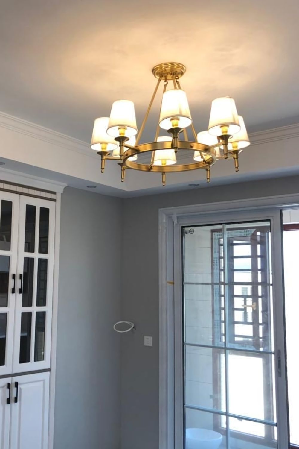 Antique Brass Chandelier