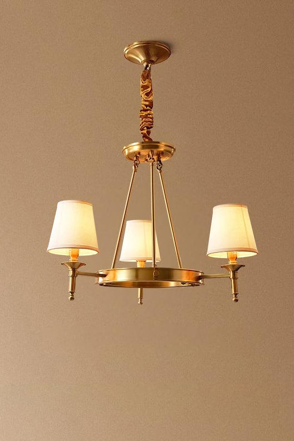 Antique Brass Chandelier