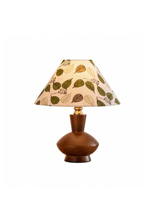 Arboreal Canopy Walnut Table Lamp