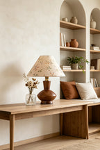Arboreal Canopy Walnut Table Lamp