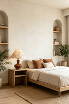 Arboreal Canopy Walnut Table Lamp