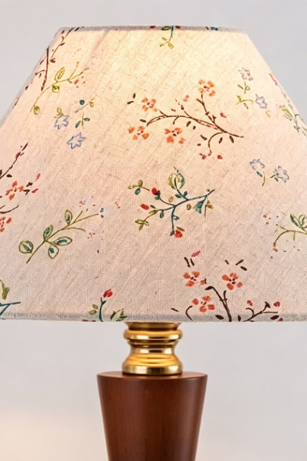 Arboreal Canopy Walnut Table Lamp