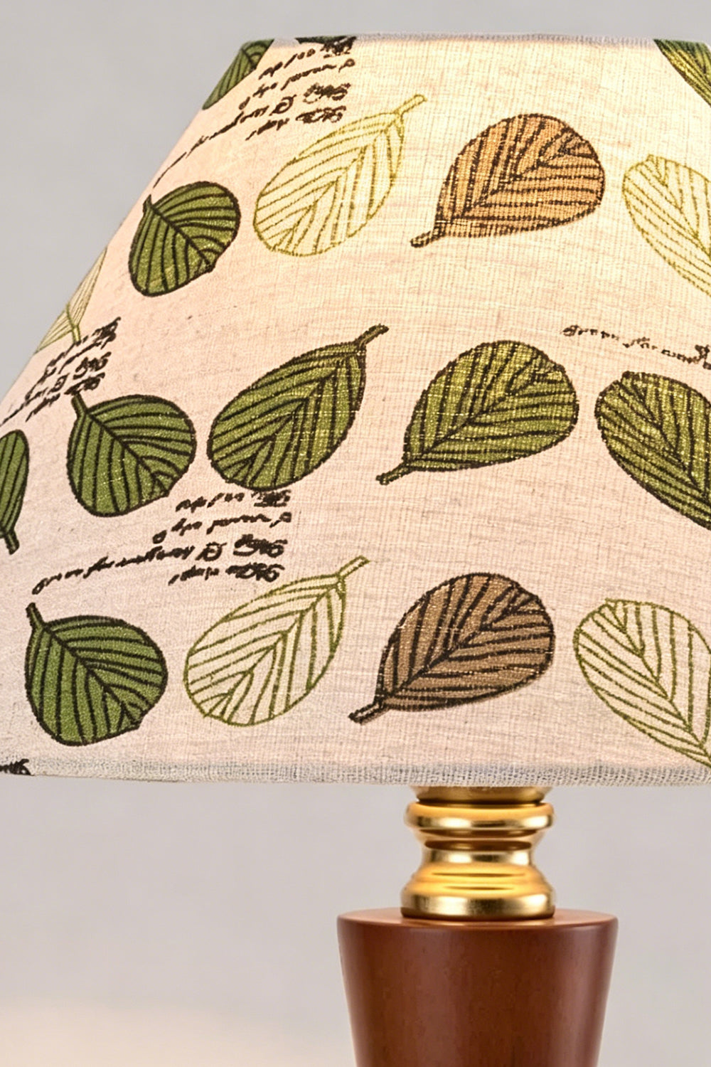 Arboreal Canopy Walnut Table Lamp