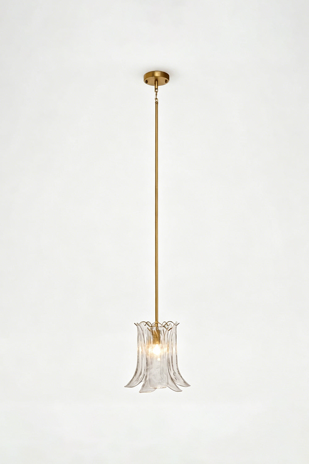 Arboreal Petal Glass Pendant Lamp