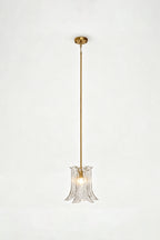 Arboreal Petal Glass Pendant Lamp