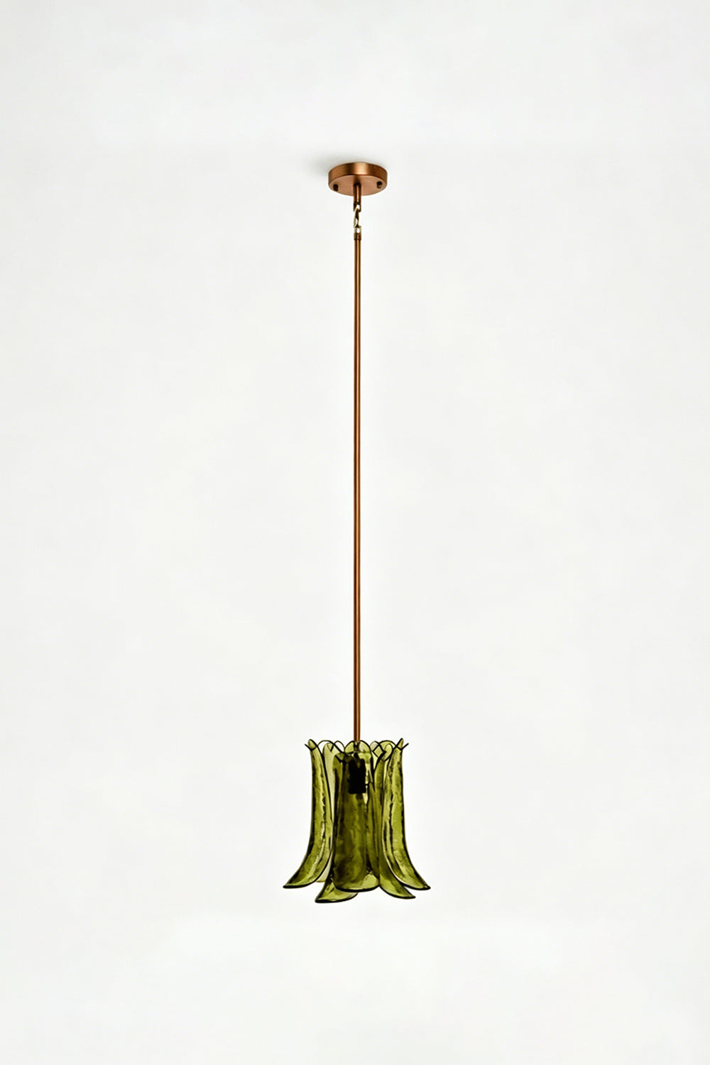 Arboreal Petal Glass Pendant Lamp