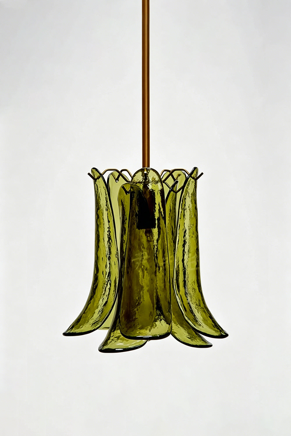 Arboreal Petal Glass Pendant Lamp