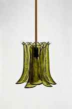 Arboreal Petal Glass Pendant Lamp