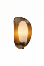Arc Shield Alabaster Wall lamp
