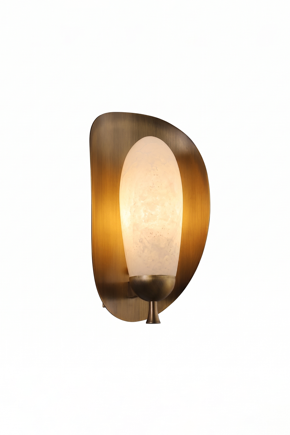 Arc Shield Alabaster Wall lamp