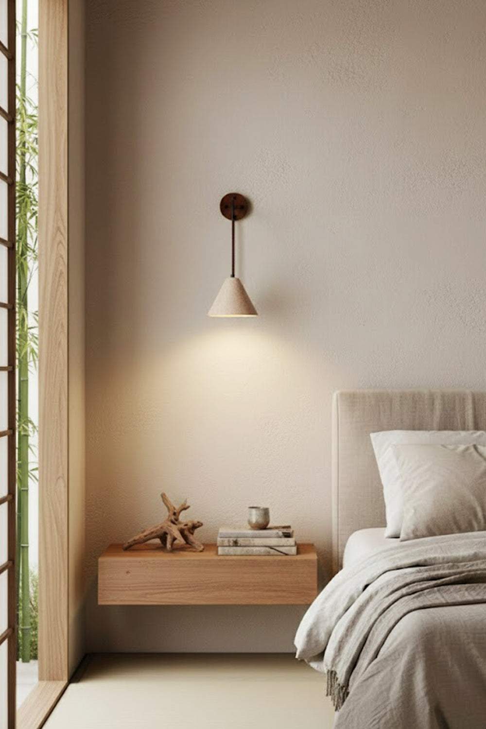 Arched Travertine Wall Light