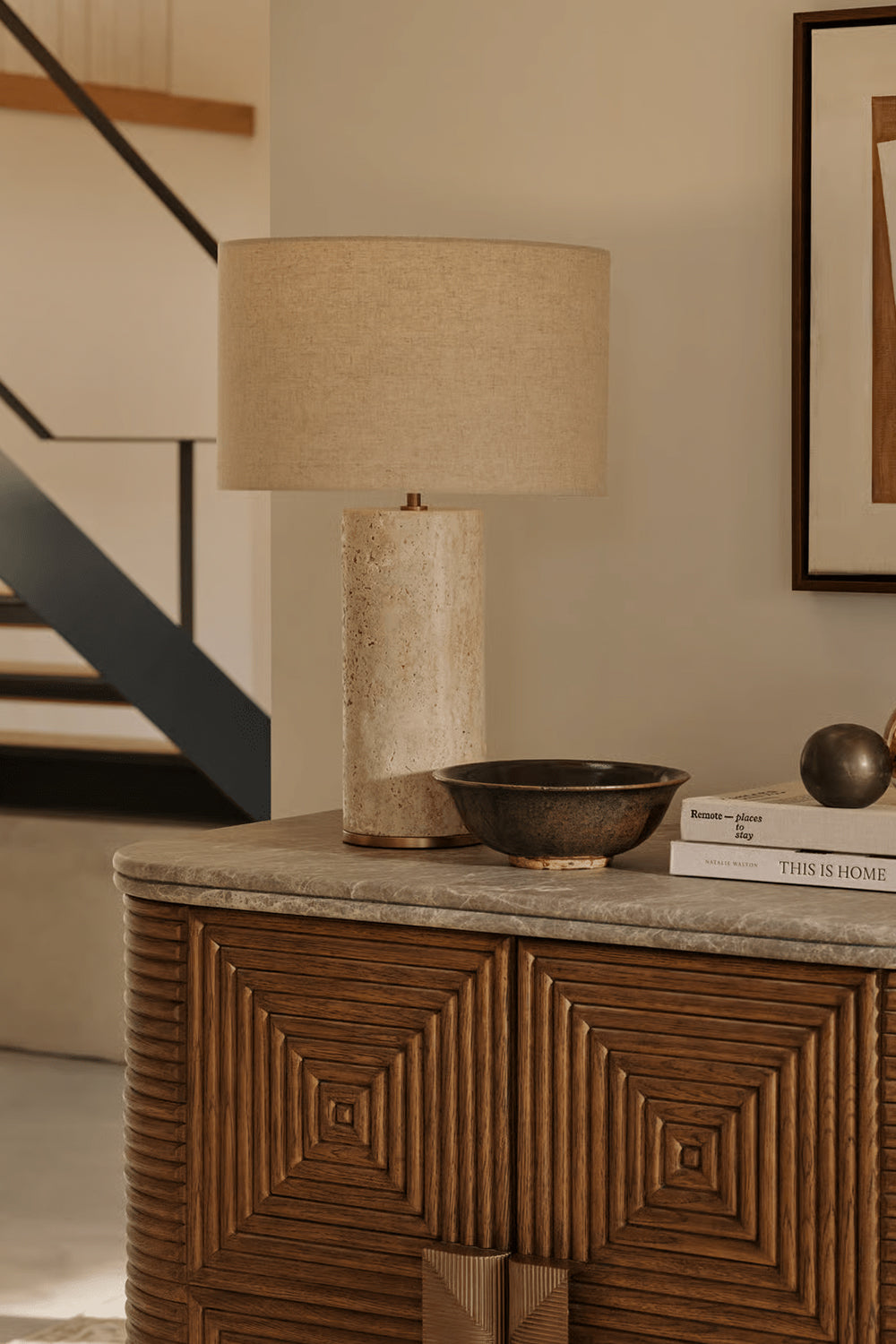 Aria Stone Table Lamp