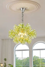 Art flower-shaped Glass Chandelier