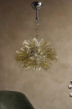 Art flower-shaped Glass Chandelier