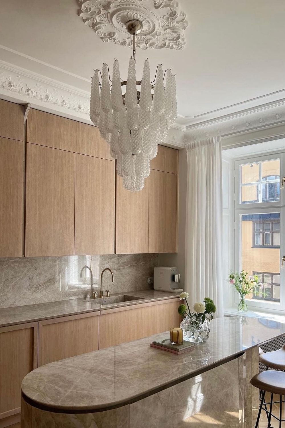 Art Glass Chandelier