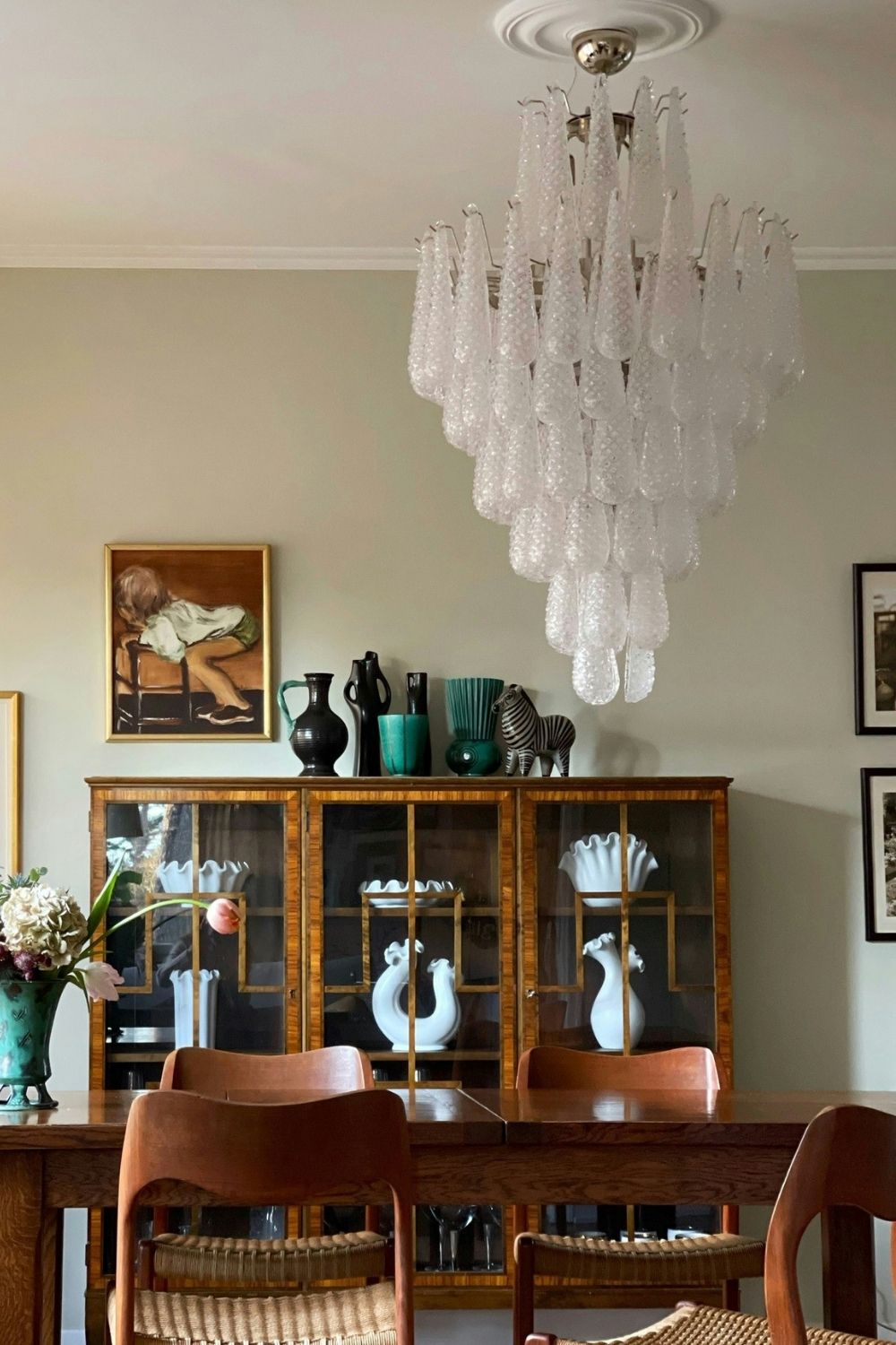 Art Glass Chandelier