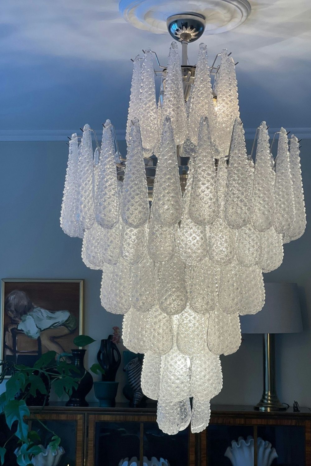 Art Glass Chandelier