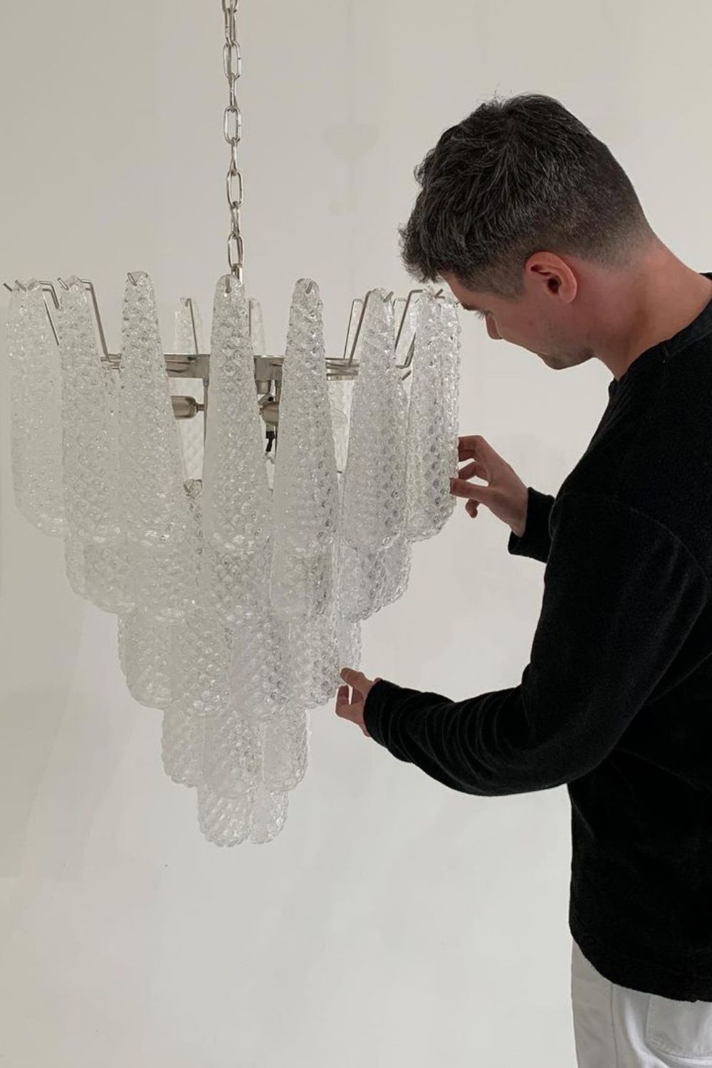 Art Glass Chandelier
